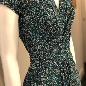 Michael Kors - Hi-Lo Wrapped Dress (turquoise)